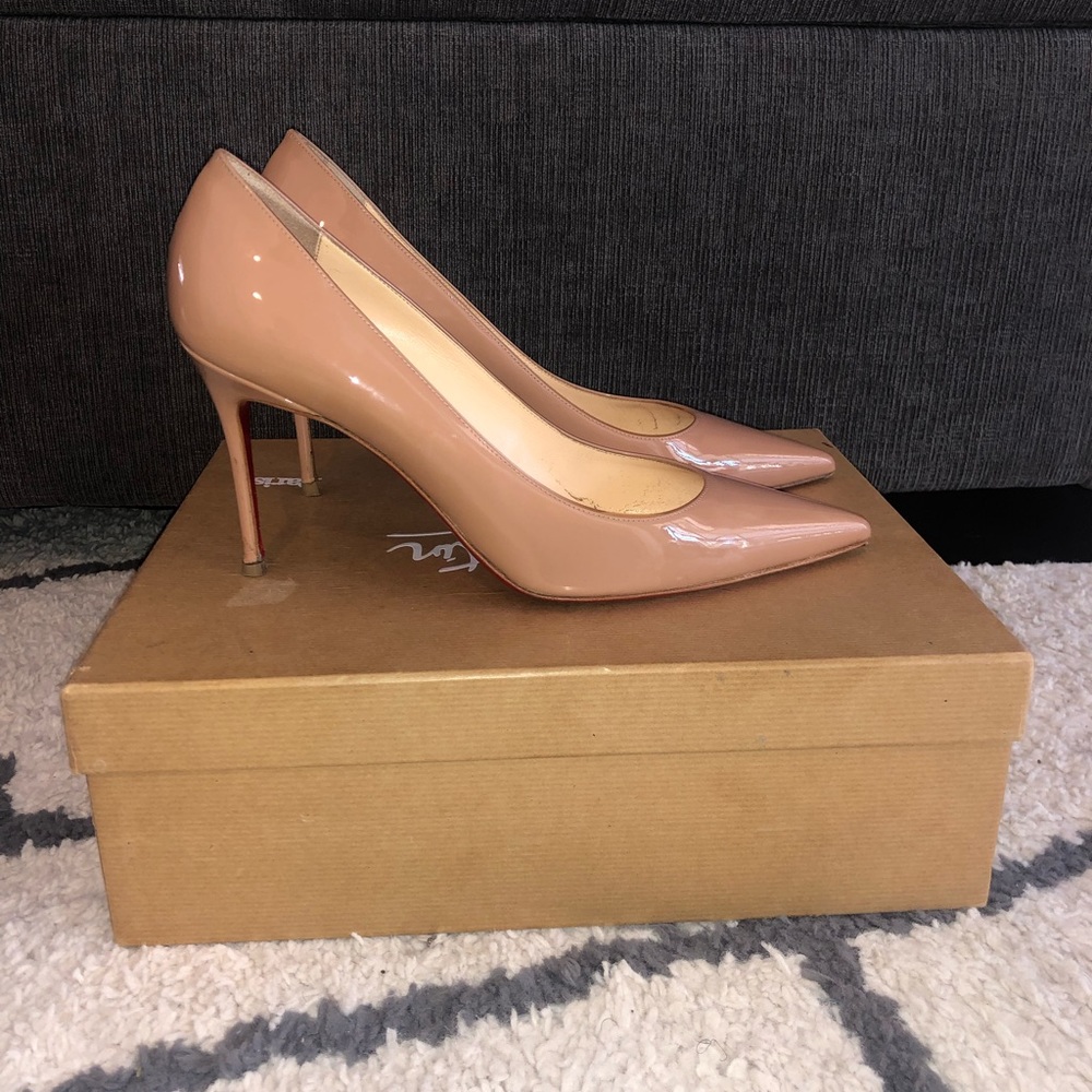 Christian Louboutin Decollette 554 - 85mm Nude